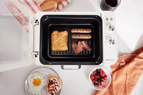 Portable Multi-Function Steam Roaster, 3-in-1 Electric Grill for Grilling, Baking & BBQ, Dual Heating Zones, Smokeless Cooker for Healthy Cooking, Ideal for Apartments, RVs & Outdoor Camping - Image 5