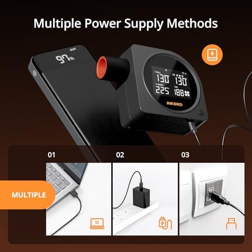5G Wi-Fi & Bluetooth BBQ Temperature Controller, - Image 6