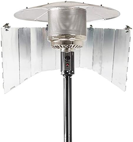 Smokitcen Adjustable Heat Focusing Reflector for Round Natural Gas and Propane Patio Heaters by SmokitcenFavorableProduct
