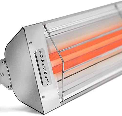 Infratech WD-4024 SS Stainless Steel 39” Dual Element Fixture 4000 Watt, 240 Volt, Stainless Steel - Image 3
