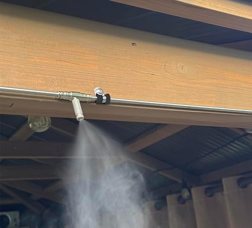 High Pressure Misting System Kit 1000 PSI 100' Stainless Steel Tubing 50 Nozzles Patio Misting System Kit High Pressure Misters (.008" Nozzles for Extremely hot, Dry climates) - Image 4