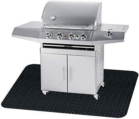 Fasmov 48 x 36 inches Grill Mat Grill and Garage Protective Mat, Protects Decks and Patios from Grease Splashes, PVC Flame Retardant Material by Fasmov