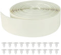 LukLoy 2" Wide 20ft Long Vinyl Straps for Patio Chairs Repairs, White by LukLoy