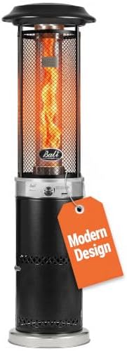 BALI OUTDOORS Propane Patio Heater, Stainless Steel Standing by BaliOutdoors