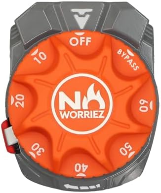 NO WORRIEZ Bypass Propane/Natural Gas Timer, High-Pressure 5 PSI, 1/2" NPT by NOWORRIEZ