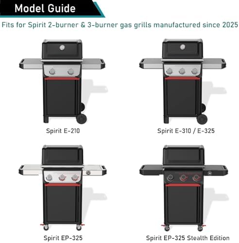 ZJYWSCH Grill Cover for Weber Spirit E-210 E-310 E-325 EP-325 2-3 Burner Gas Grill Outdoor Waterproof, for Webber Spirit E210 E310 E325 EP325 2025 Gas Grill - Image 6