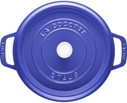 Staub Cast Iron 4-qt Round Dutch Oven - Blueberry - Image 3