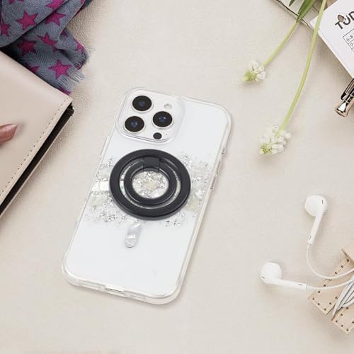 Magnetic Phone Ring for MagSafe Grip [Super Magnet] Stylish Twinkle Ring Holder Stand with, Mag Safe Accessory for iPhone 16/15/14/13 Pro Max Plus - Image 7
