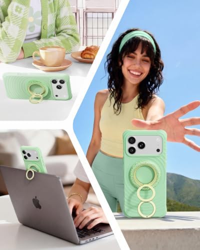 SYNCWIRE Magnetic Phone Ring Holder, for MagSafe Phone Grip Stand Kickstand - Image 4