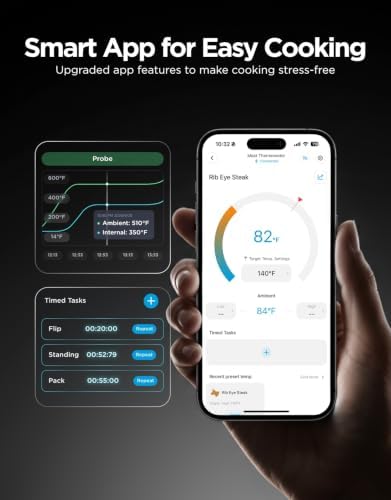 GoveeLife Smart Bluetooth Wireless Meat Thermometer Digital with App Alerts - Image 4