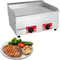 Commercial Stainless Steel Heavy Duty Outdoor Griddle,Countertop Flat Top Teppanyaki Fry Pan,with Adjustable Temperature, Lpg Gas Grill,for Medium to High Volumes,718a by Unknown