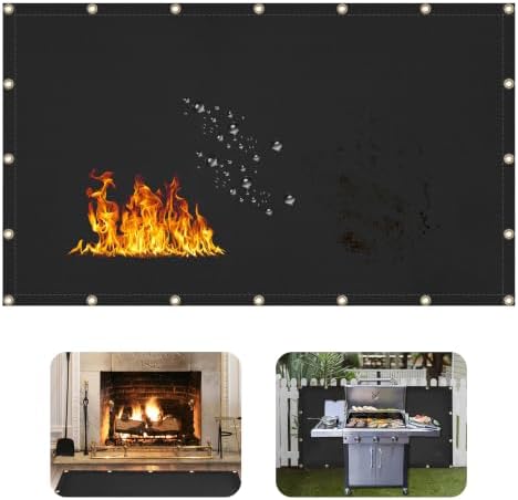 4' X 6' Grill Heat Shield for Deck Railing, Fireproof Heat Shield for Grill by Unknown