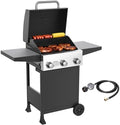 Veralune 3 Burner Propane Gas Grill, 36,000 BTUs Stainless Steel Grill by Veralune