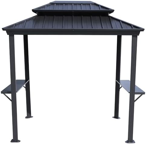 Kozyard 6' x 8' BBQ Hardtop Grill Gazebo, Outdoor Grill Shelter by Kozyard