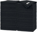 FIXSMITH Black Microfiber Cleaning Cloth -Pack of 50, Highly Absorbent Cleaning Rags, 16"X12" All Purpose Cleaning Towels for Housekeeping, Kitchen, Car, Lint Free and Reusable Microfiber Towels by FIXSMITH