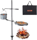 VEVOR Swivel Campfire Grill, Fire Pit Grill Grate over Fire Pits, Heavy Duty Steel Grill Grates, 360° Adjustable Open Fire Outdoor Cooking Equipment, Portable Camp Fire Racks for Camping Outdoor BBQ by VEVOR