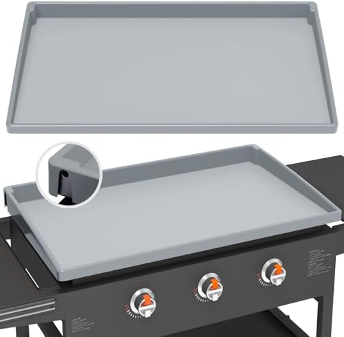 Silicone Griddle Mat Cover for Blackstone - 28 Inch True All-Encompassing Coverage Heavy Duty Food Grade Grill Buddy Mat, All Season Cooking Surface Protective Cover by BESSIO
