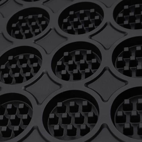 16-Slice Commercial Waffle Maker, 1750W Electric Waffle Machine, Stainless Steel Waffle Iron Baker with Non-Stick Coating, 122-572℉ Temperature Adjustable - Image 3