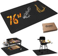 MODIGT Large 76"×52" Under Grill Mat for Outdoor Grill,Double-Side Fireproof & Heat-Resistant Outdoor Grill Mat,Protective Mat for Patio,Courtyard,Tabletop by MODIGT