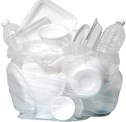 Aluf Plastics 20-30 Gallon 13 Micron (eq) Clear Bags 30" x 37" 2000 Count - Image 4