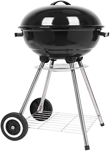 ROVSUN 18 inch BBQ Charcoal Grill, Outdoor Portable Kettle Barbecue Grill with Stand, Heat Control,Camping Patio Backyard Picnic - Image 5
