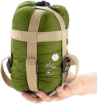 ECOOPRO Warm Weather Sleeping Bag - Portable, Waterproof, Compact Lightweight, Comfort with Compression Sack - Great for Outdoor Camping, Backpacking & Hiking-83 L x 30" W Fits Adults by ECOOPRO