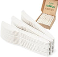 150 pcs 100% Compostable Knives, 7 Inch Disposable Cornstarch Knives by FEHHTOEco-friendlyLiving
