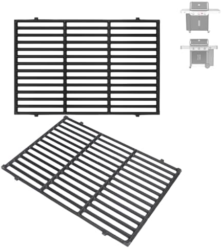66095 18.75" Grill Grates for Weber GS4 Genesis II 300 and Genesis II LX 300 Series, for Weber Genesis 2 Grill Parts Genesis ii E-310 ii E-315 Grill Grates Replacement Parts for Weber 66802 by BBQration
