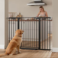 Cumbor 36" Extra Tall Dog Gate for Large Dogs, 30-54" Wide Pet Gate by Cumbor