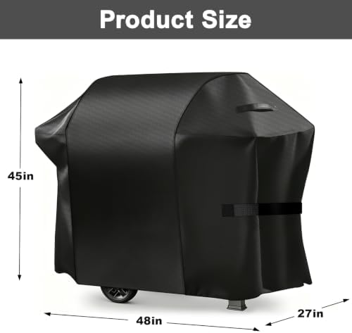 Grill Cover, 48 inch Outdoor Waterproof UV Resistant BBQ Covers - Image 2