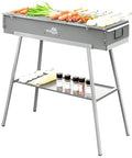 WILLBBQ Charcoal Grill, Portable BBQ Grill with Removable Stand & Shelf by WILLBBQ