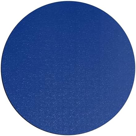 Rhino Hide Embossed Grill Guard Mat - Heat Resistant Outdoor Grill Floor Mat for Patio, Deck & Garage Surface Protection - Round, Blue (36" x 36") - Image 3