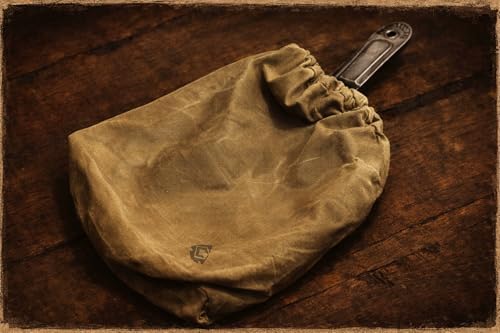 Camp Skillet Bag, Waxed Canvas Storage Bag for Skillets - Image 4