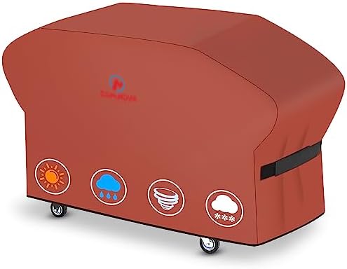 M COMNOVA OUTDOORS 28 Inch Griddle Cover - Blackstone Pro Series Compatible, Heavy Duty Waterproof, Orange by MCOMNOVAOUTDOORS