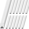LED Shop Light for Garage, T5, 4FT, 20W, 2200LM, 5000K, 12 Pack by VShapeLED