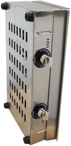 Commercial 28.9" x 16.1" Stainless Steel LPG Gas Griddle Grill - Image 7