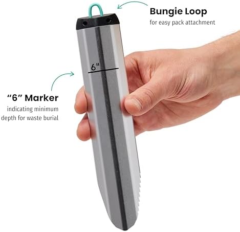 PACT Backpacking Shovel | Lightweight Aluminum Trowel | Outdoors Essential - Image 5
