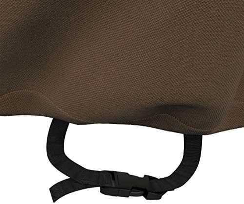Amazon Basics Gas Grill Barbecue Cover, Weather Resistant, Anti-UV Protection with Secure Straps, Waterproof, 60 inch, Medium for Outdoor Grills, Beige - Image 6