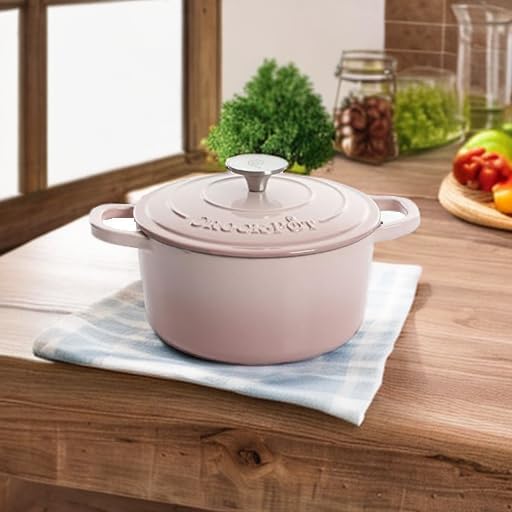 Crock-Pot Artisan Round Enameled Cast Iron Dutch Oven, 7-Quart, Pistachio Green - Image 2