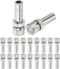 M METERXITY 20-Pack Brass Misting Nozzles, 0.031"/0.8mm Orifice Mister Replacement Heads for Outdoor Cooling System/Landscaping/Humidification/Greenhouse, 6mm Low-Pressure Fog Sprayer Nozzle by MMETERXITY