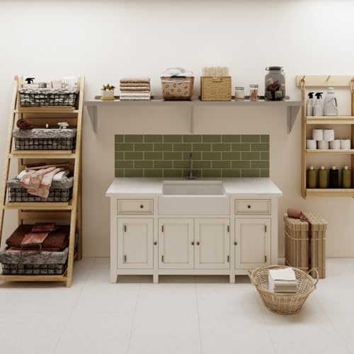 AmGood 18" x 72" Stainless Steel Wall Shelf | Appliance & Equipment Metal Shelving | Kitchen, Restaurant, Garage, Laundry, Utility Room | Heavy Duty | Turned-Down Edge | NSF Certified - Image 6