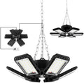 Aoretic LED Garage Lights 2 Pack -180W, 18000LM 6500K Led Shop Light with 6+1 Deformable Panels, Basement Barn Light Garages Ceiling Lights, E26/E27 for Garage, Warehouse, Shop, Basement by Aoretic