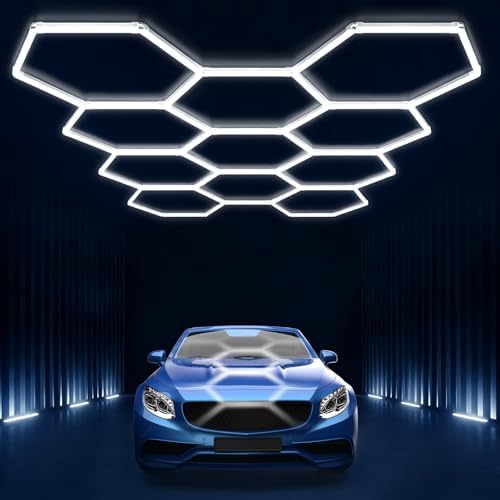 Hexagon Garage Lights: Hexagon led Gym Lights 50000LM DIY LED Shop Light by BrightEnoughtoAttractCustomersAttention