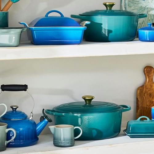 Le Creuset Enameled Cast Iron Oval Dutch Oven, 6.75 qt., Riviera - Image 5