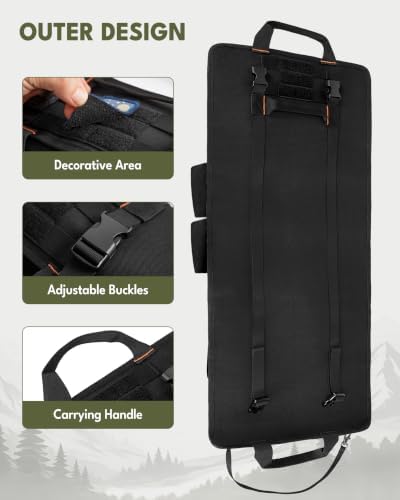 HODRANT Camping Roll Bag, Hanging Camp Kitchen Organizer with Multi Pockets - Image 3