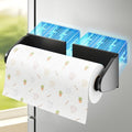 Magnetic Paper Towel Holder, Adjustable No-Drill Paper Towel Holder by Mystozer