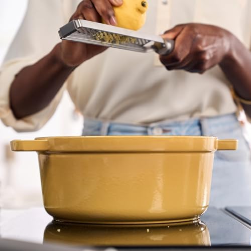 Staub Cast Iron 4-qt Round Dutch Oven - Citron - Image 5
