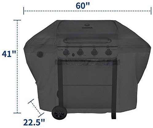 iCOVER 60 Inch Grill Cover, 600D Heavy Duty Waterproof BBQ Grills Covers, UV Resistant & No Fading, for Weber Char Broil Holland Jenn Air Brinkmann Dyna-Glo - Image 5