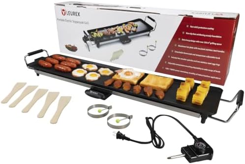 IDL Packaging 36" Electric Griddle, Extra Large Nonstick Flat Top Grill by IDLPackaging