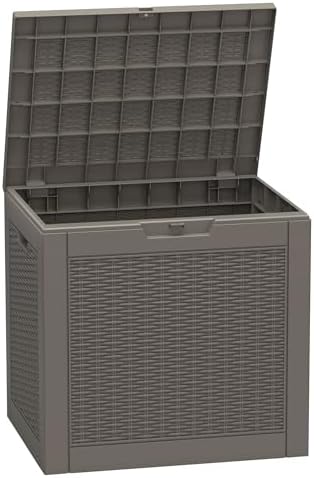 KAMABOKO 31 Gallon Outdoor Storage Box Waterproof Deck Box for Patio by KAMABOKO